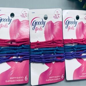 Goody Girls Knotty Elastics - Pink, Blue, and Purple